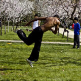 Haciendo Capoeira en El Retiro