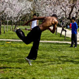 Haciendo Capoeira en El Retiro